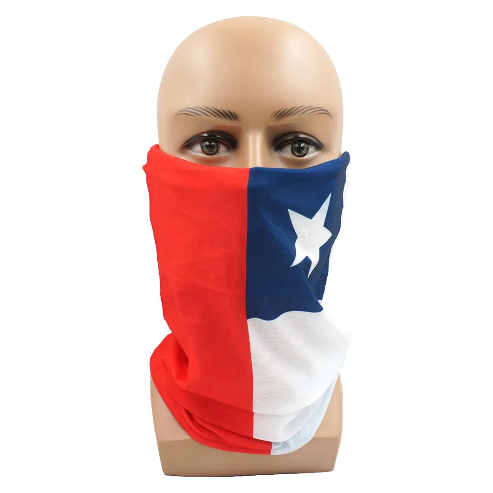 bandana de bandera de chile