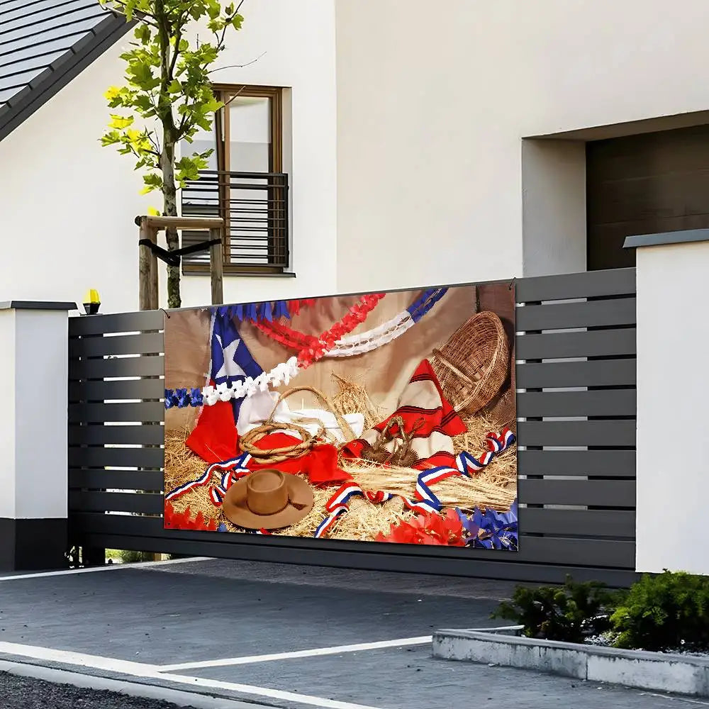 Banderas de chile para fiestas patrias