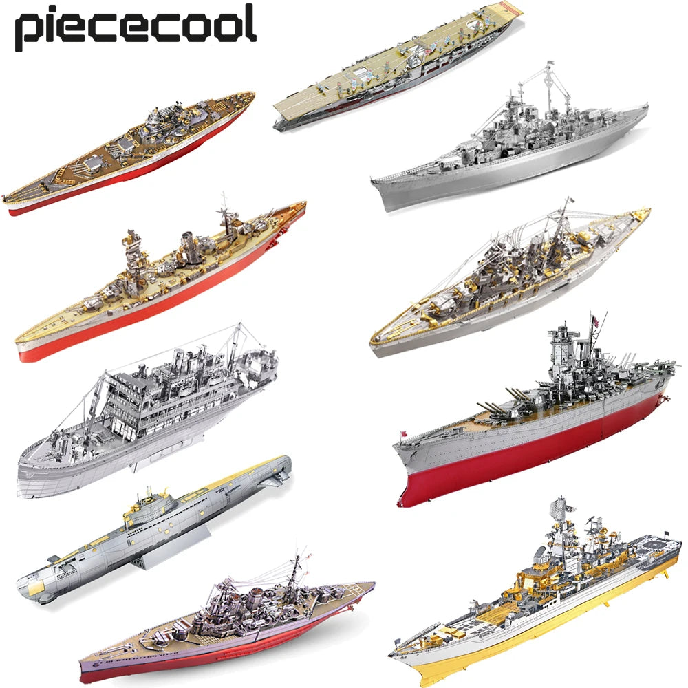 maquetas de acorazados piececool